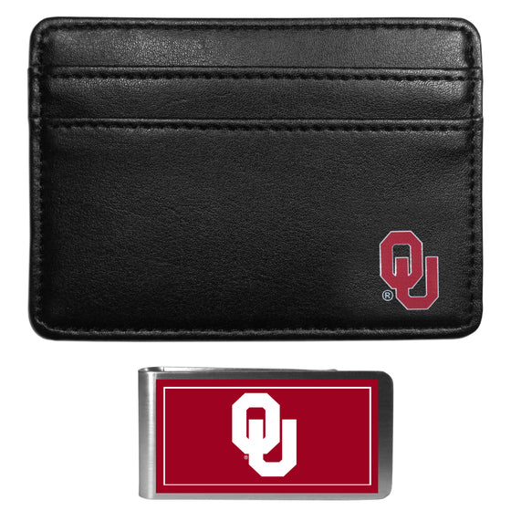 Oklahoma Sooners Weekend Wallet & Color Money Clip