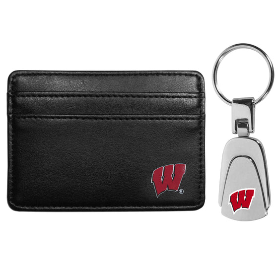 Wisconsin Badgers Weekend Wallet & Steel Key Chain