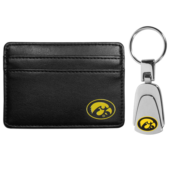 Iowa Hawkeyes Weekend Wallet & Steel Key Chain