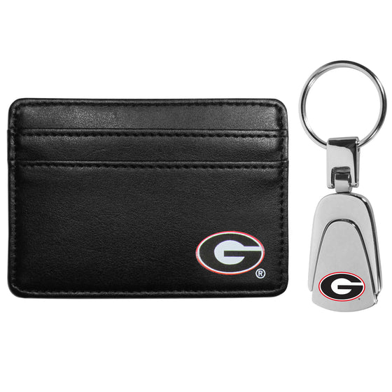 Georgia Bulldogs Weekend Wallet & Steel Key Chain