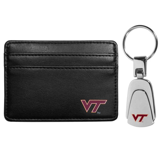 Virginia Tech Hokies Weekend Wallet & Steel Key Chain