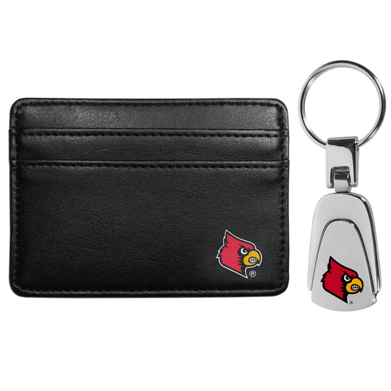 Louisville Cardinals Weekend Wallet & Steel Key Chain