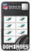 Miami Dolphins Dominoes