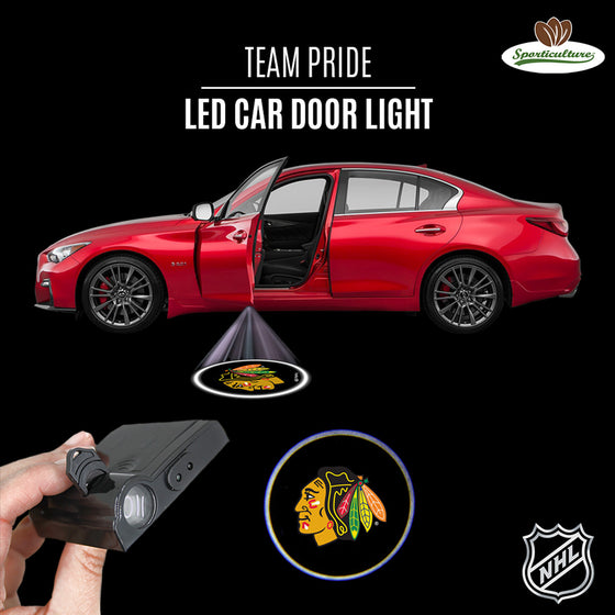 Chicago Blackhawks Car Door Light LED Special Order