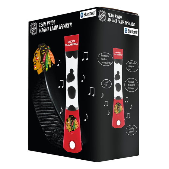 Chicago Blackhawks Magma Lamp - Bluetooth Speaker Special Order