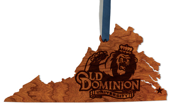 Old Dominion University Ornament Old Dominion University Monarch on State