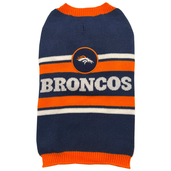 DENVER BRONCOS PET SWEATER