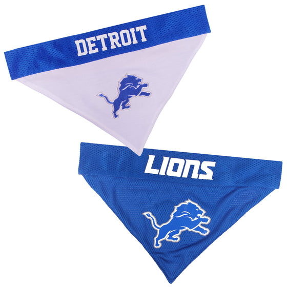 Detroit Lions Reversible Bandana Pets First