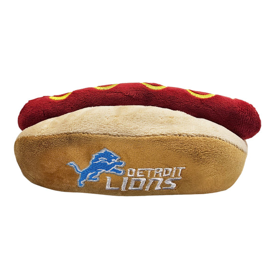 Detroit Lions Plush Hot Dog Toy