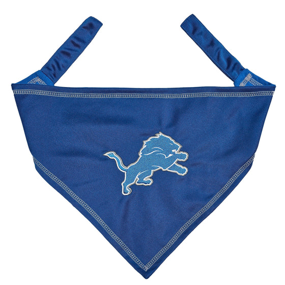 Detroit Lions Tie Around Bandana