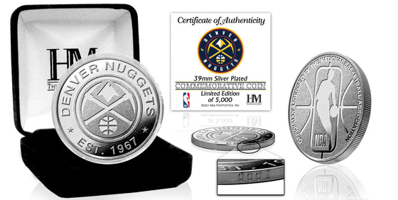 Denver Nuggets Silver Mint Coin