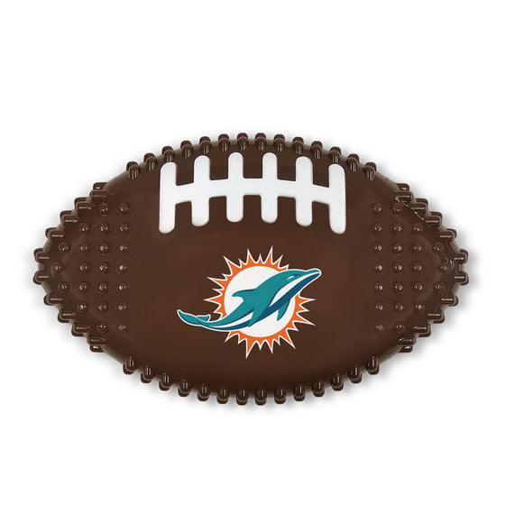 MIAMI DOLPHINS HARD NYLON FOOTBALL CHEW TOY