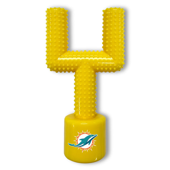 MIAMI DOLPHINS HARD NYLON GOAL POST CHEW TOY