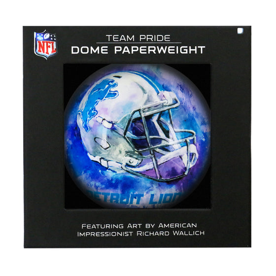 Detroit Lions Paperweight Domed