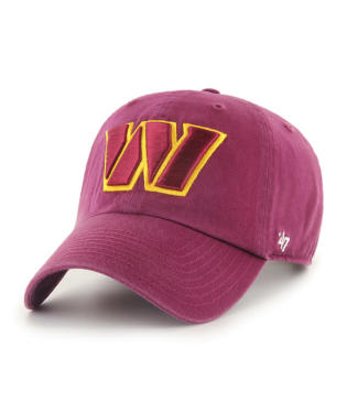 Washington Commanders CARDINAL 47 CLEAN UP Strapback - 757 Sports Collectibles