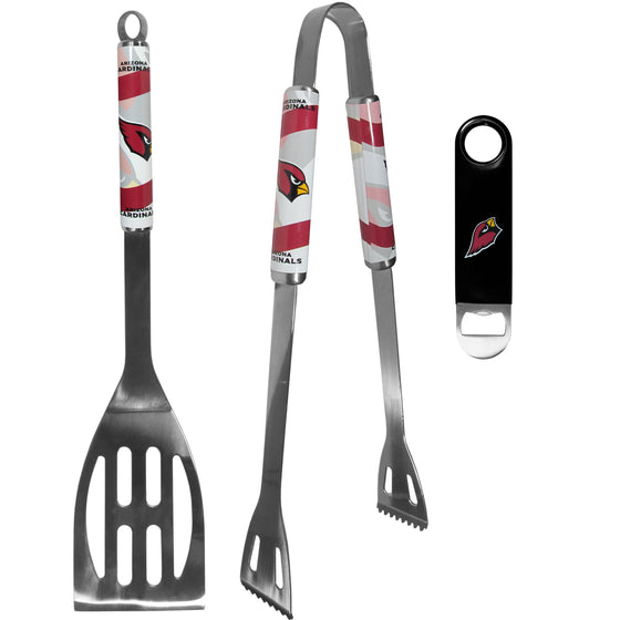 Arizona Cardinals 2 pc BBQ Set and Bottle Opener