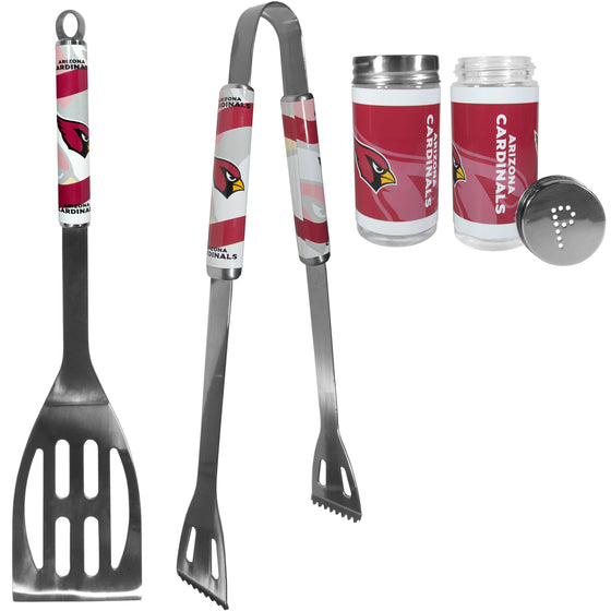 Arizona Cardinals 2pc BBQ Set with Tailgate Salt & Pepper Shakers