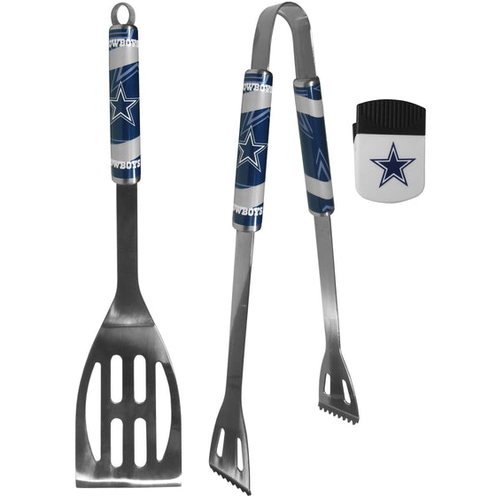 Dallas Cowboys 2 pc BBQ Set and Chip Clip