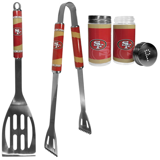 San Francisco 49ers 2pc BBQ Set with Tailgate Salt & Pepper Shakers