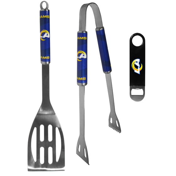 Los Angeles Rams 2 pc BBQ Set and Bottle Opener