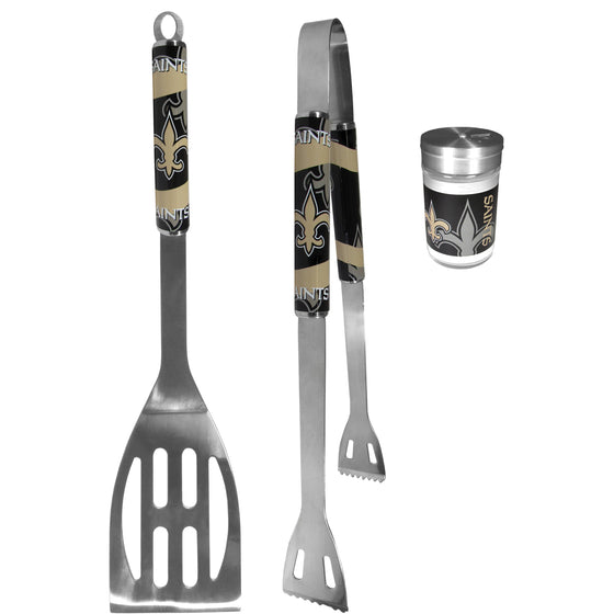 New Orleans Saints 2pc BBQ Set with Season Shaker