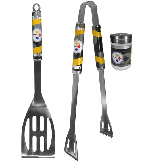 Pittsburgh Steelers 2pc BBQ Set with Season Shaker