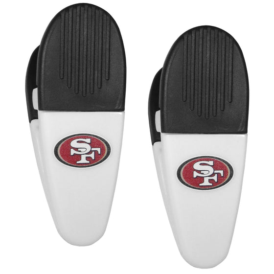 San Francisco 49ers Mini Chip Clip Magnets, 2 pk