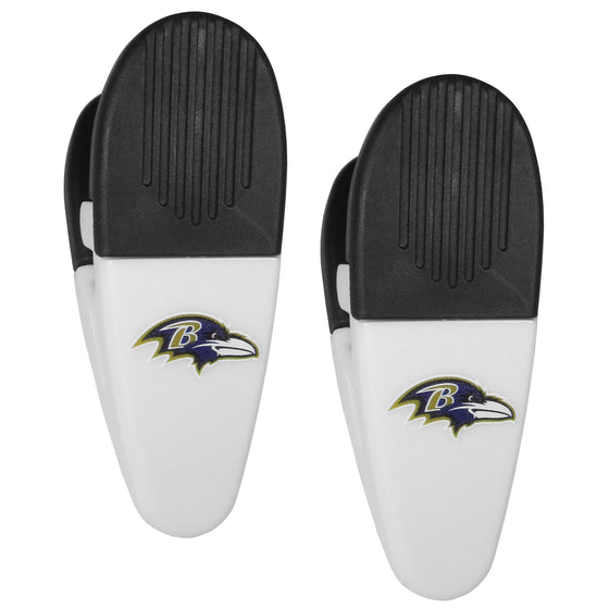 Baltimore Ravens Mini Chip Clip Magnets, 2 pk