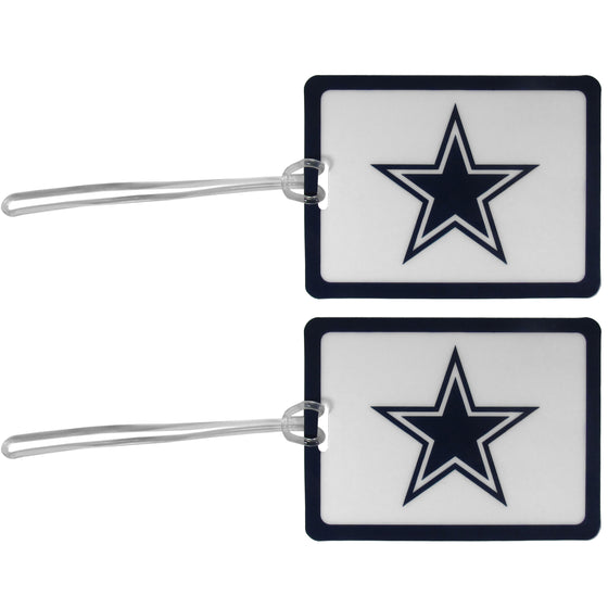 Dallas Cowboys Vinyl Luggage Tag, 2pk