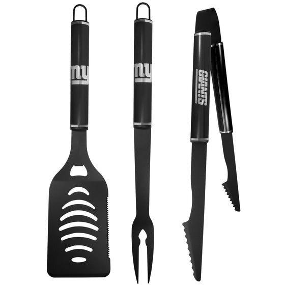 New York Giants 3 pc Monochromatic BBQ Set