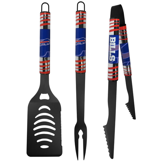 Buffalo Bills 3 pc Black Tailgater BBQ Set