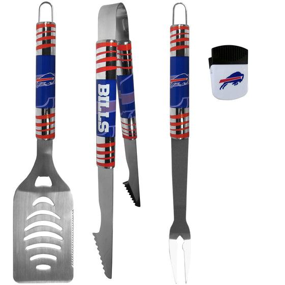 Buffalo Bills 3 pc BBQ Set and Chip Clip