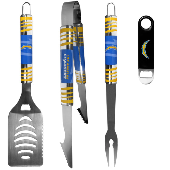 Los Angeles Chargers 3 pc BBQ Set and Bottle Opener