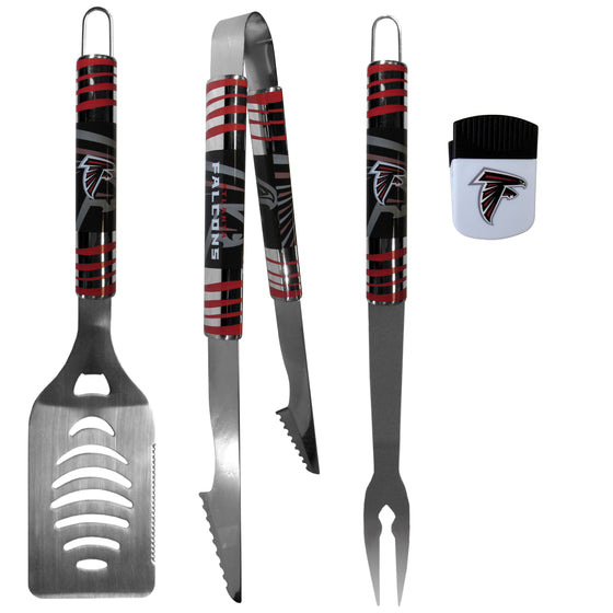 Atlanta Falcons 3 pc BBQ Set and Chip Clip