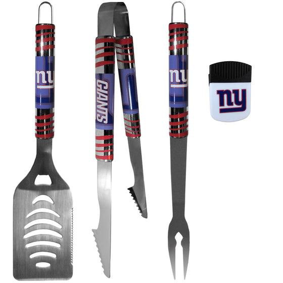 New York Giants 3 pc BBQ Set and Chip Clip