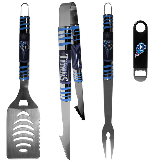 Tennessee Titans 3 pc BBQ Set and Bottle Opener