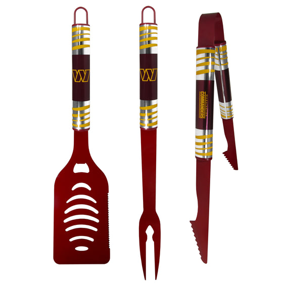 Washington Commanders 3 pc Color BBQ Tool Set