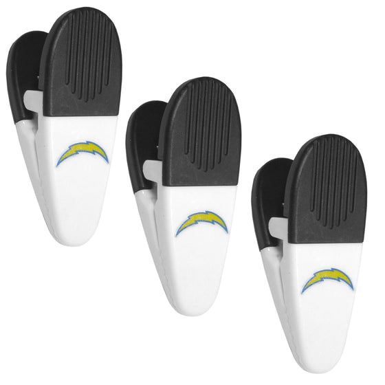 Los Angeles Chargers Mini Chip Clip Magnets, 3 pk