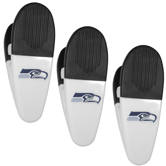 Seattle Seahawks Mini Chip Clip Magnets, 3 pk