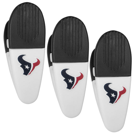 Houston Texans Mini Chip Clip Magnets, 3 pk