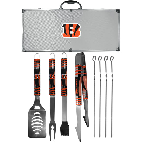 Cincinnati Bengals 8 pc Tailgater BBQ Set