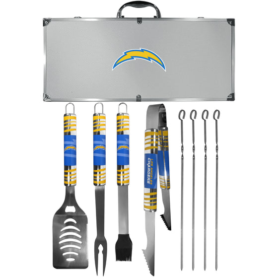 Los Angeles Chargers 8 pc Tailgater BBQ Set