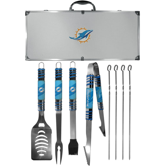 Miami Dolphins 8 pc Tailgater BBQ Set