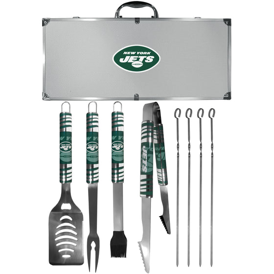 New York Jets 8 pc Tailgater BBQ Set