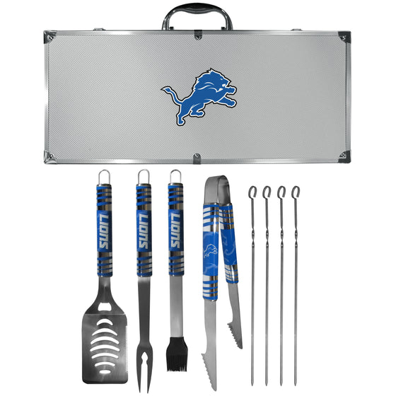 Detroit Lions 8 pc Tailgater BBQ Set