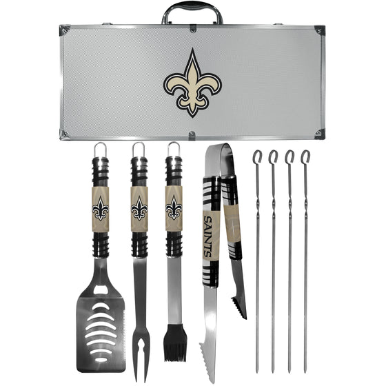 New Orleans Saints 8 pc Tailgater BBQ Set