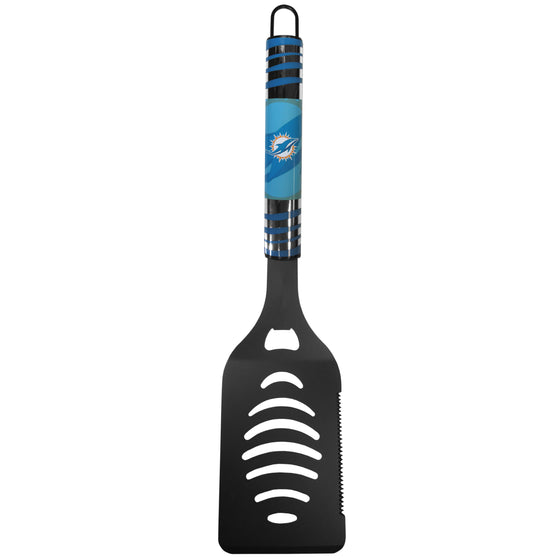 Miami Dolphins Black Spatula w/Team Colors