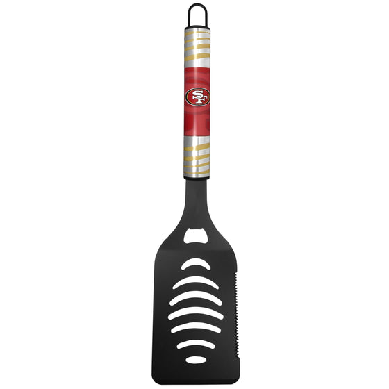 San Francisco 49ers Black Spatula w/Team Colors