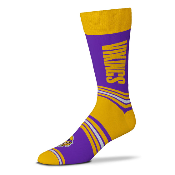 Minnesota Vikings Go Team! Socks - OSFM - 757 Sports Collectibles