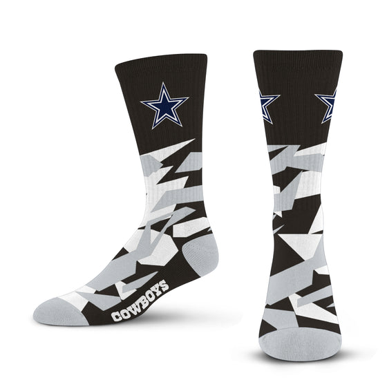 Dallas Cowboys Shattered Camo Socks - Large - 757 Sports Collectibles